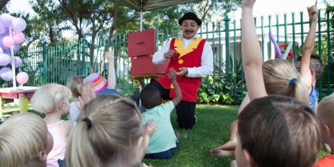 The Wow Factory birthday party magic show for children